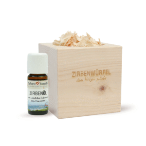 Original ZirbenWürfel-Set «dem Herzen zuliebe»